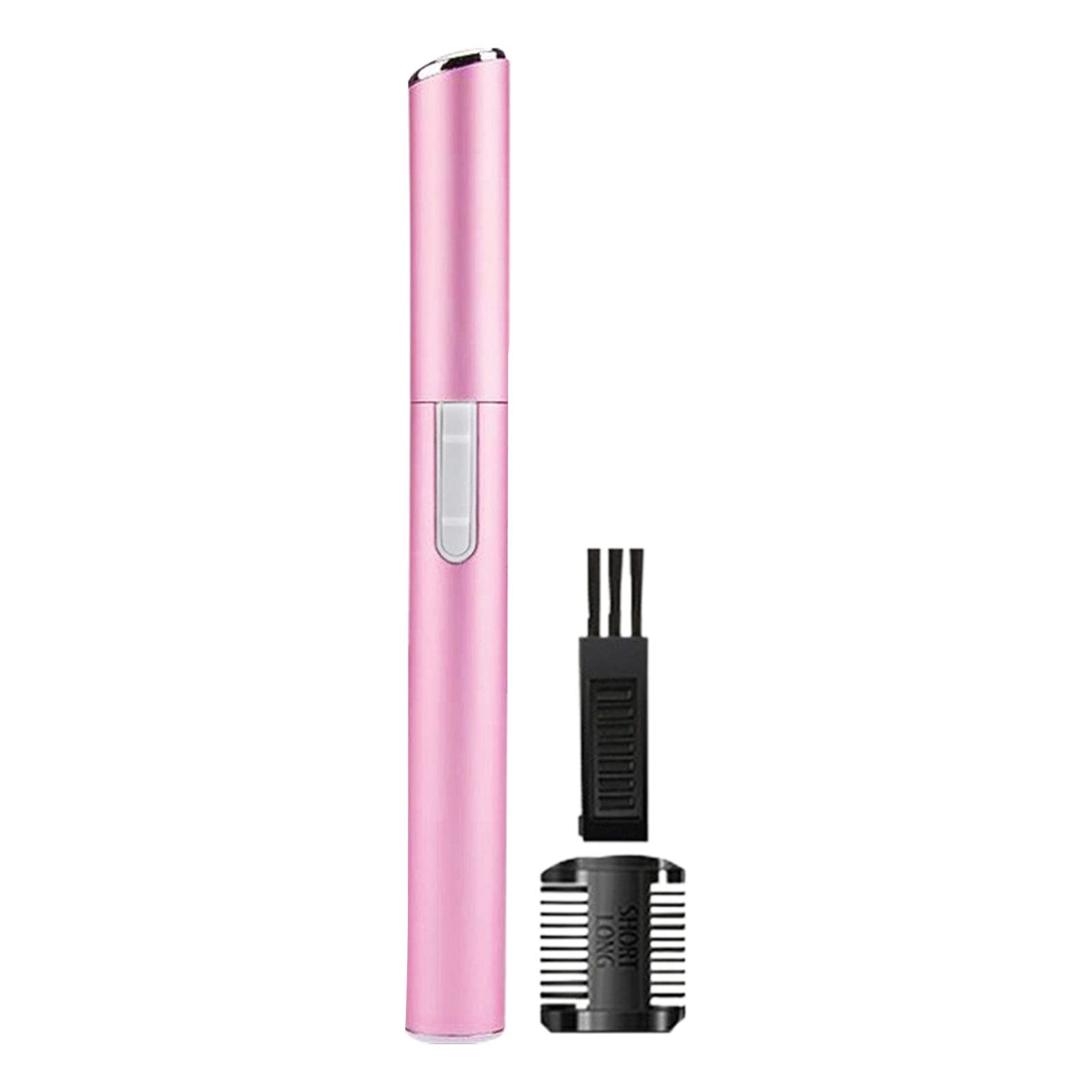 Electric Eyebrow Trimmer & Hair Remover for Women - Detachable Blade Eyebrow Scraper for Underarm, Leg & Facial Hair - Pink One Size - Perfect for Daily Grooming & Travel Use