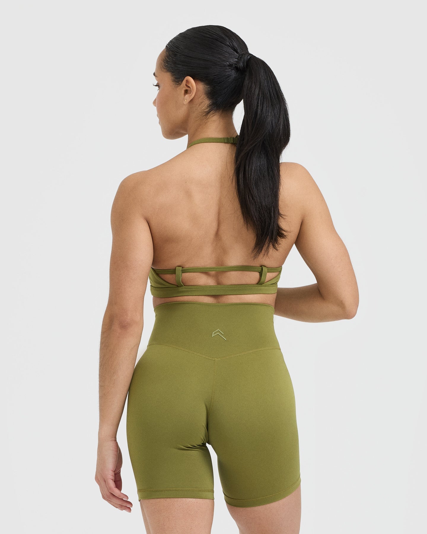 Timeless Strappy Bralette in Olive Green | Comfortable Wireless Bra for Everyday Wear | Perfect for Yoga, Lounge & Layering