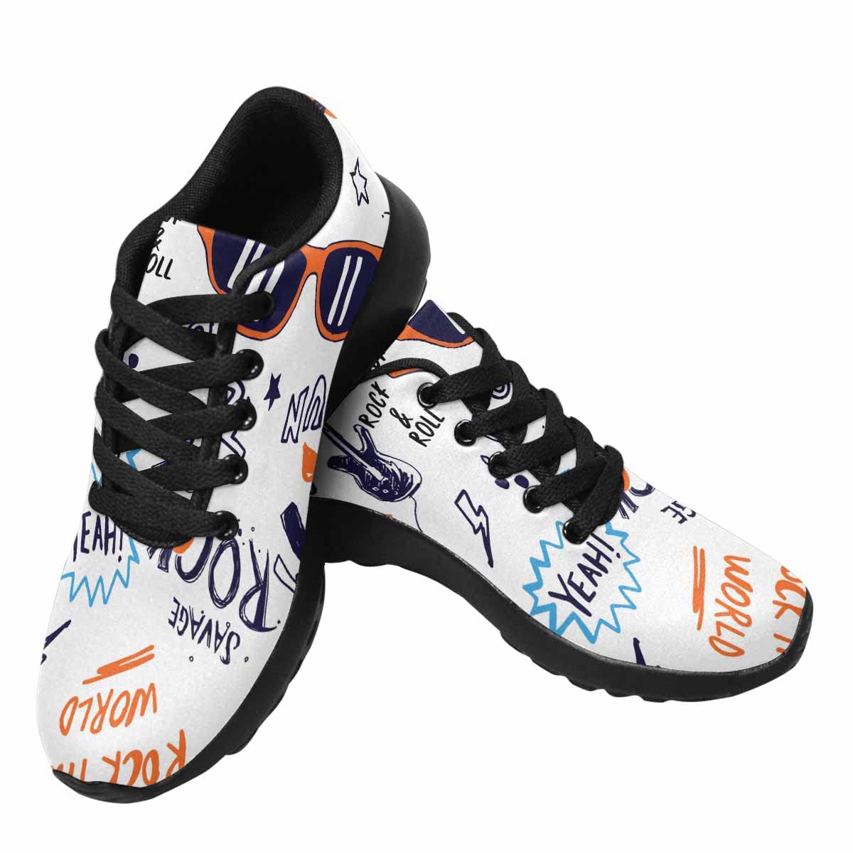 **InterestPrint Women's Running Shoes - Lightweight Athletic Sneakers for Tennis & Sports - Stylish Floral Pattern Design - Perfect for Jogging, Gym Workouts & Casual Wear**