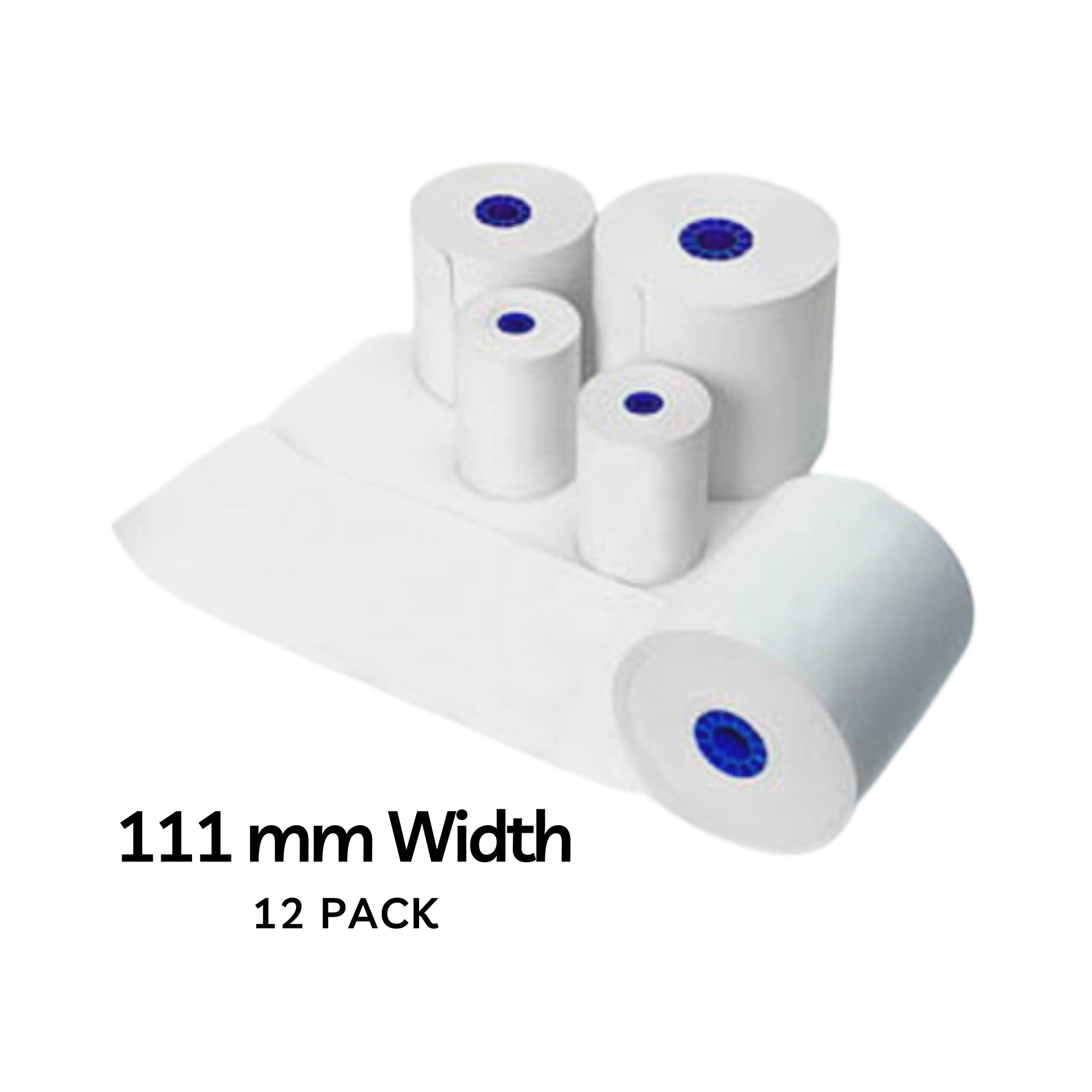 Star Micronics Thermal Receipt Labels - 111mm x 1 Inch (12 Pack) - Compatible with POS, Retail & Restaurant Cash Registers - Perfect for Receipts, Barcodes & Shipping Labels