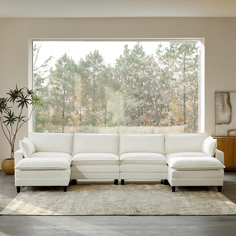 Aichele Sectional Sleeper Sofa with Triple Layer Cushions - Convertible L-Shaped Sofa Bed for Small Spaces, Comfortable Guest Bed & Living Room Furniture - Perfect for Apartments, Dorms and Home Theater Rooms