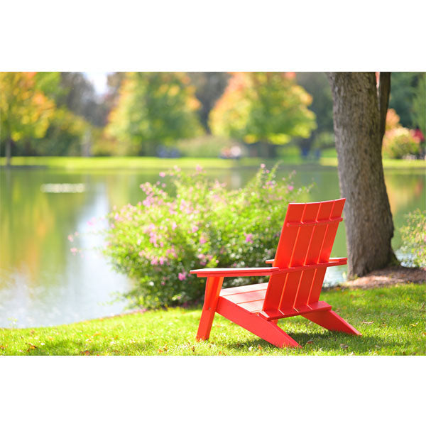 Premium Urban Adirondack Chair - Weather-Resistant Outdoor Lounge Chair for Patio, Garden & Backyard - Comfortable Modern Design with Ergonomic Support (Ideal for Relaxing, Sunbathing & Outdoor Entertaining)