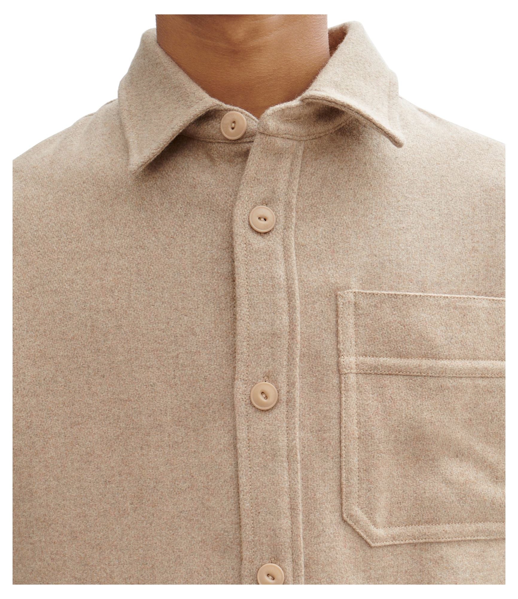 Basile Overshirt for Men - Stylish Lightweight Jacket with Button Front & Chest Pockets | Perfect for Casual Outfits, Outdoor Adventures & Layering in Fall & Spring