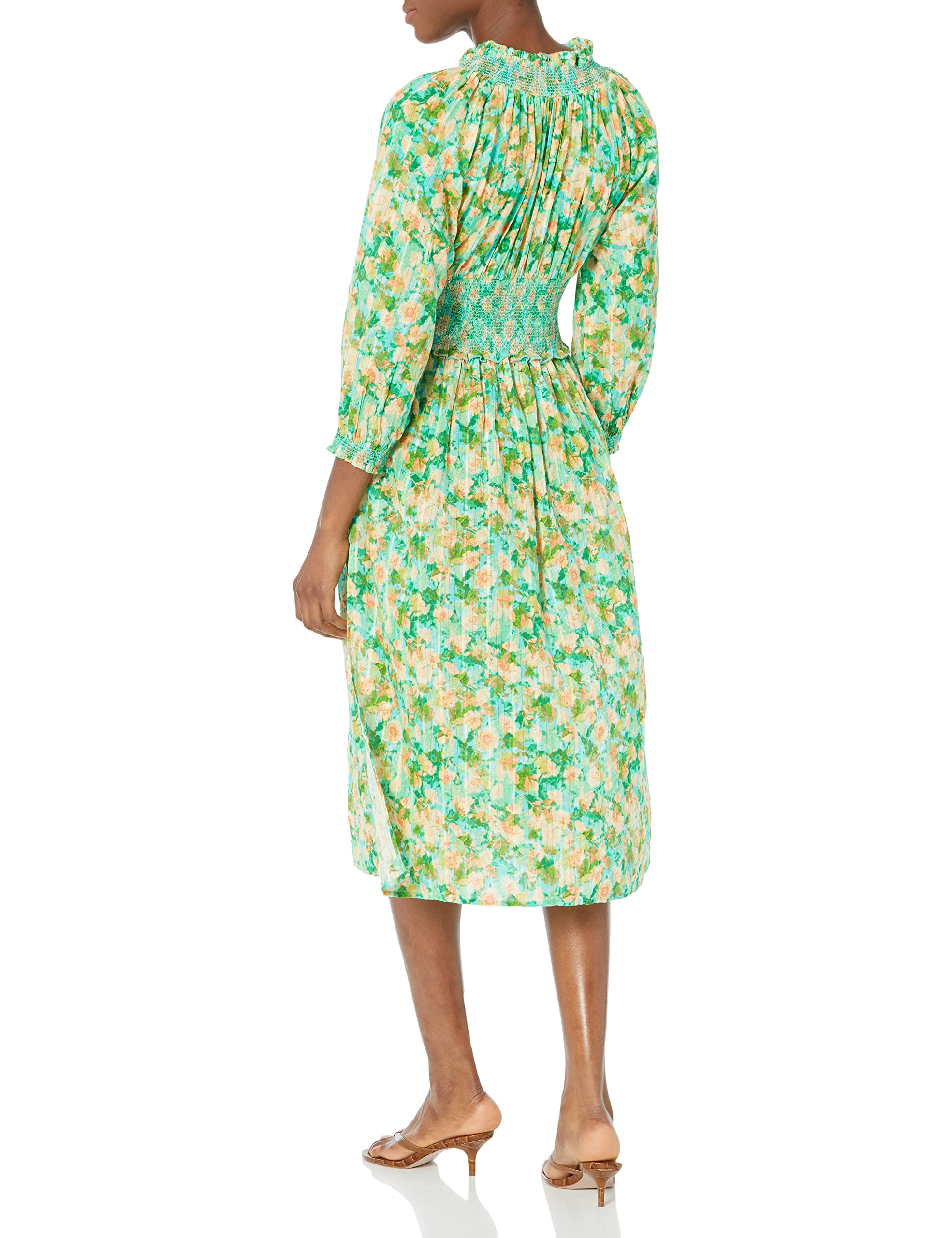Shoshanna Women's Smocked Duster Coat - Elegant Long Cardigan for Spring & Fall | Perfect for Office, Date Night & Casual Outings