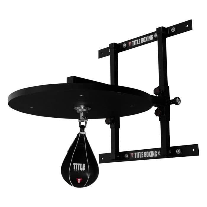 Professional Adjustable Speed Bag Platform Stand - Heavy Duty Boxing Equipment for Home Gym, Training & Fitness | Wall Mount & Indoor Punching Bag Mount for Boxing, MMA, Cardio Workouts