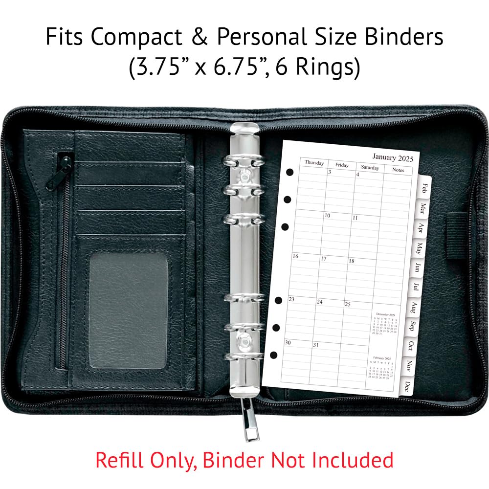 Newestor 2025 Monthly Planner Refill 3.75