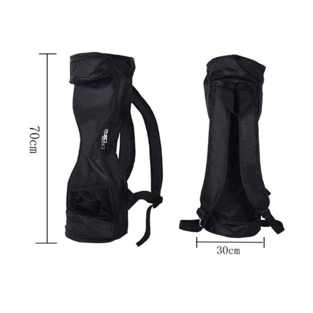 Portable Hoverboard Carrying Bag - Shoulder Backpack for 2 Wheel Self Balancing Scooter | Travel Storage Case for Electric Scooters | Durable Black Knapsack for Commuting, School & Outdoor Adventures