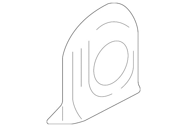 GM Compatible Fuel Tank Filler Neck Bracket 10365442 - Replacement Part for Chevy, GMC Trucks & SUVs - Durable Auto Repair Solution for Fuel System Maintenance