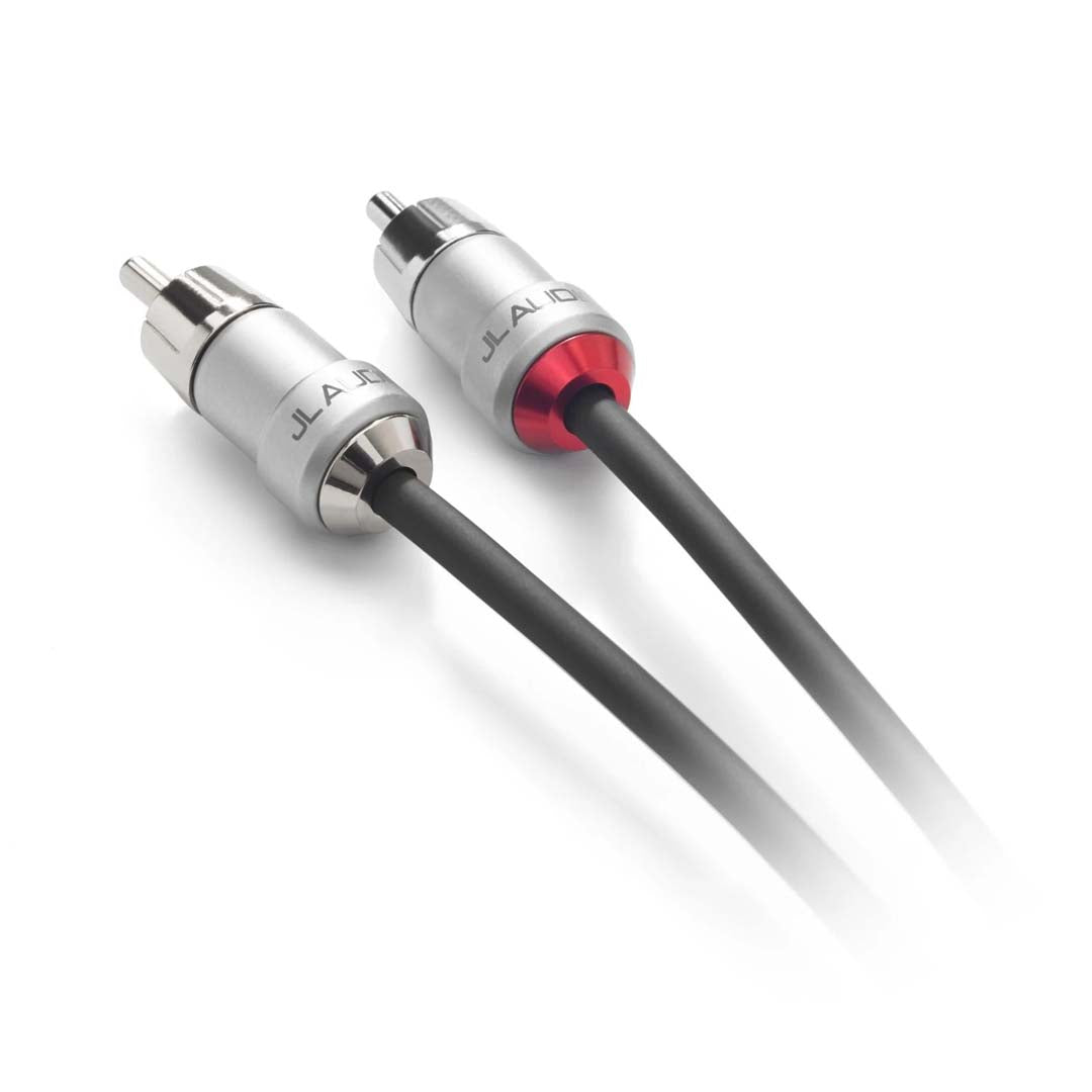 JL Audio XE BLKAIC2 9 Premium 2-Channel Audio Interconnect Cable - 9 ft (2.7 m) High-Quality RCA Cable for Car Audio Systems, Home Theater & Professional Studio Setup