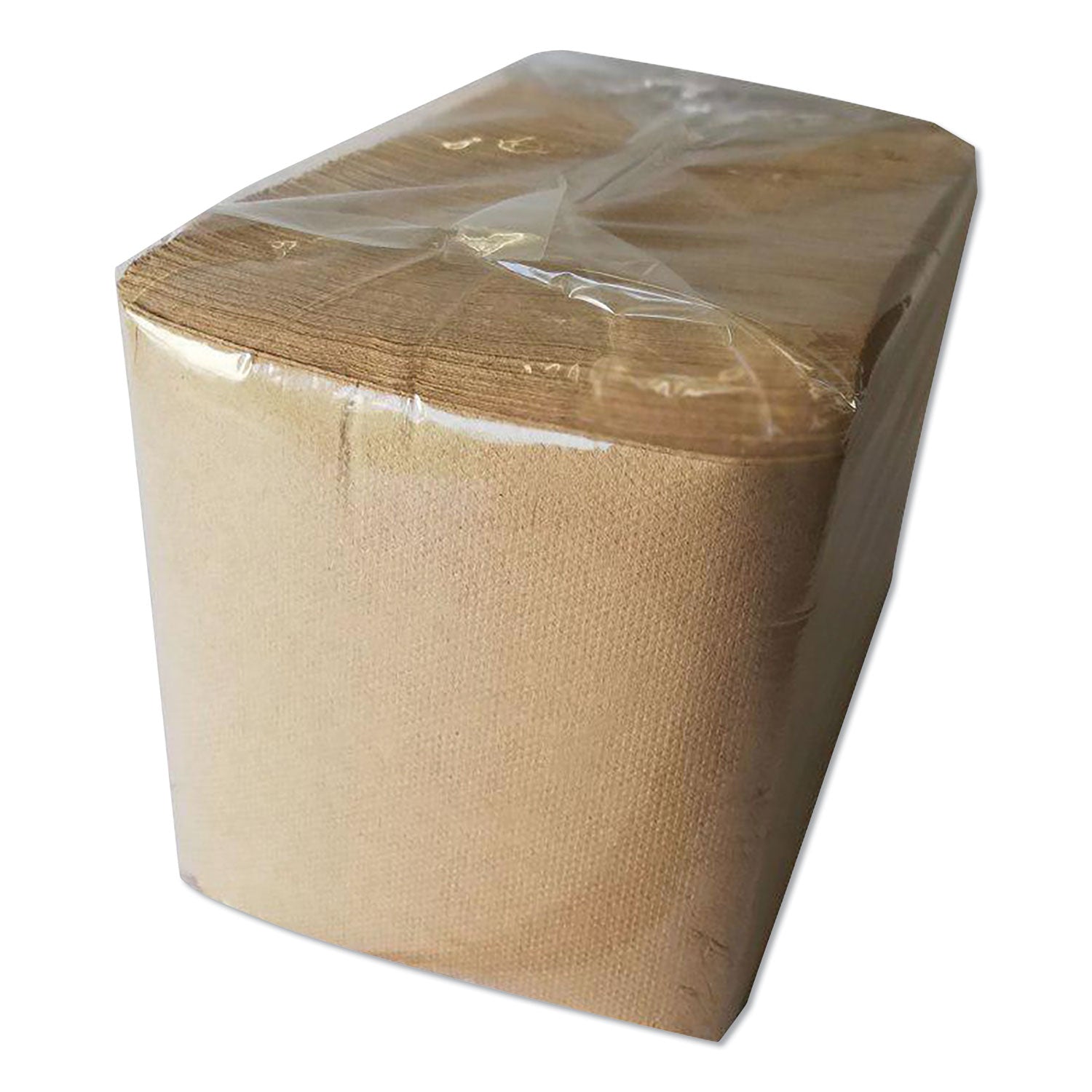 Premium 1/4 Fold Lunch Napkins - 1 Ply, 12x12 Inches, Kraft Brown, 500 Count per Pack (12 Packs per Carton) - Perfect for Restaurants, Catering, Parties & Everyday Dining