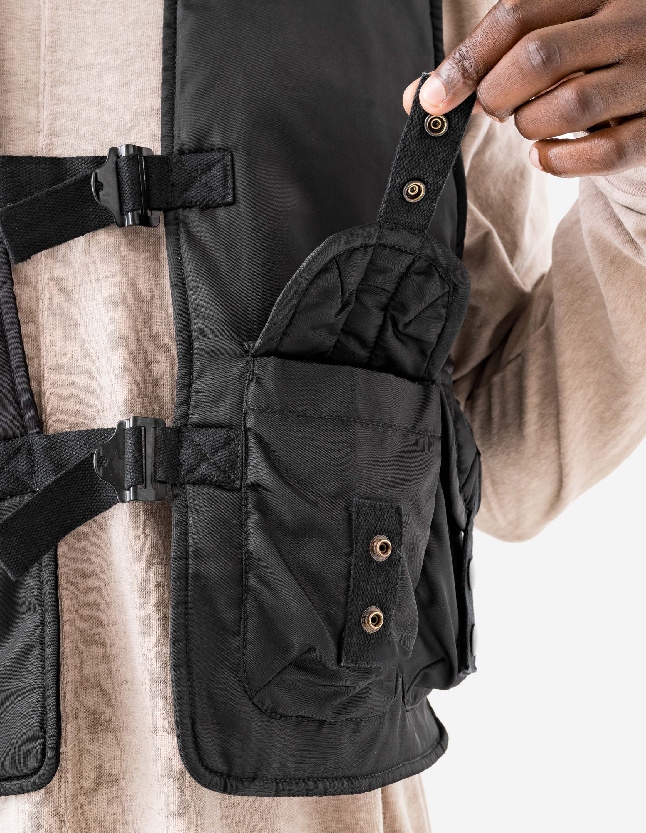 6228 M.A.L.I.C.E Tactical Padded Utility Vest for Men - Black Military Style Vest for Outdoor, Airsoft & Survival Gear | Perfect for Hiking, Camping & Tactical Operations
