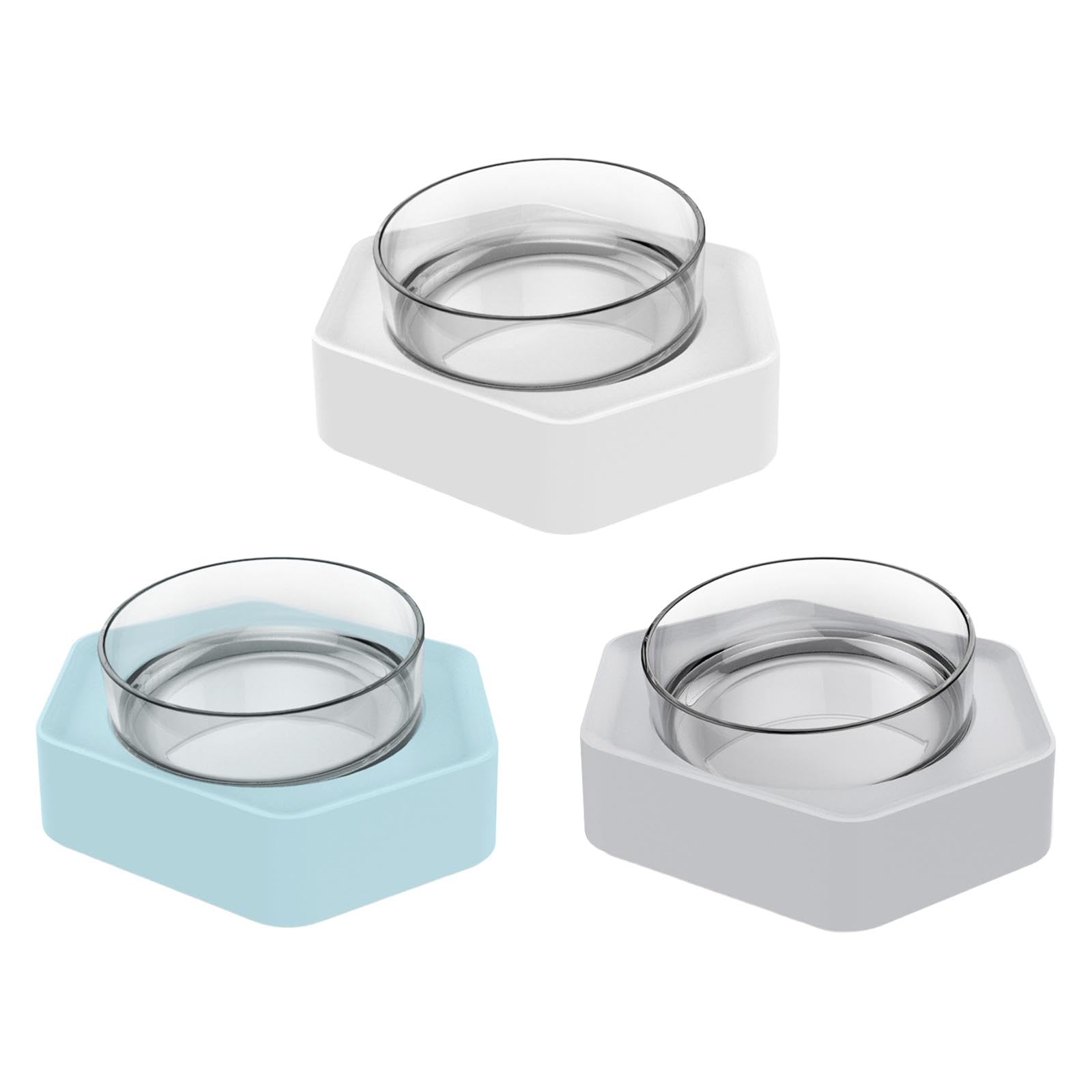 Sturdy White Dog Bowl for Small & Medium Dogs - Durable Pet Food Dish for Puppies, Kittens, and Adult Pets | Perfect for Home, Travel, and Outdoor Feeding