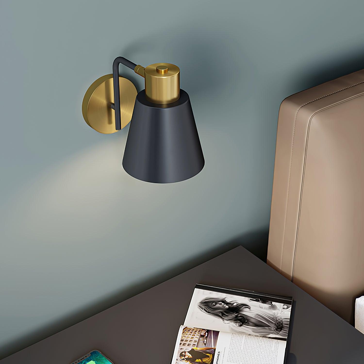 Adjustable Swing Arm Wall Lamp - Modern Reading Light for Bedroom, Living Room & Office - Dimmable LED Wall Sconce with Flexible Gooseneck Design