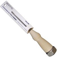 Premium Carbon Steel Ice Pick - Heavy Duty Ice Chipper Tool for Bartending, Kitchen & Camping - Durable Stainless Steel Tip for Breaking Ice Cubes & Blocks