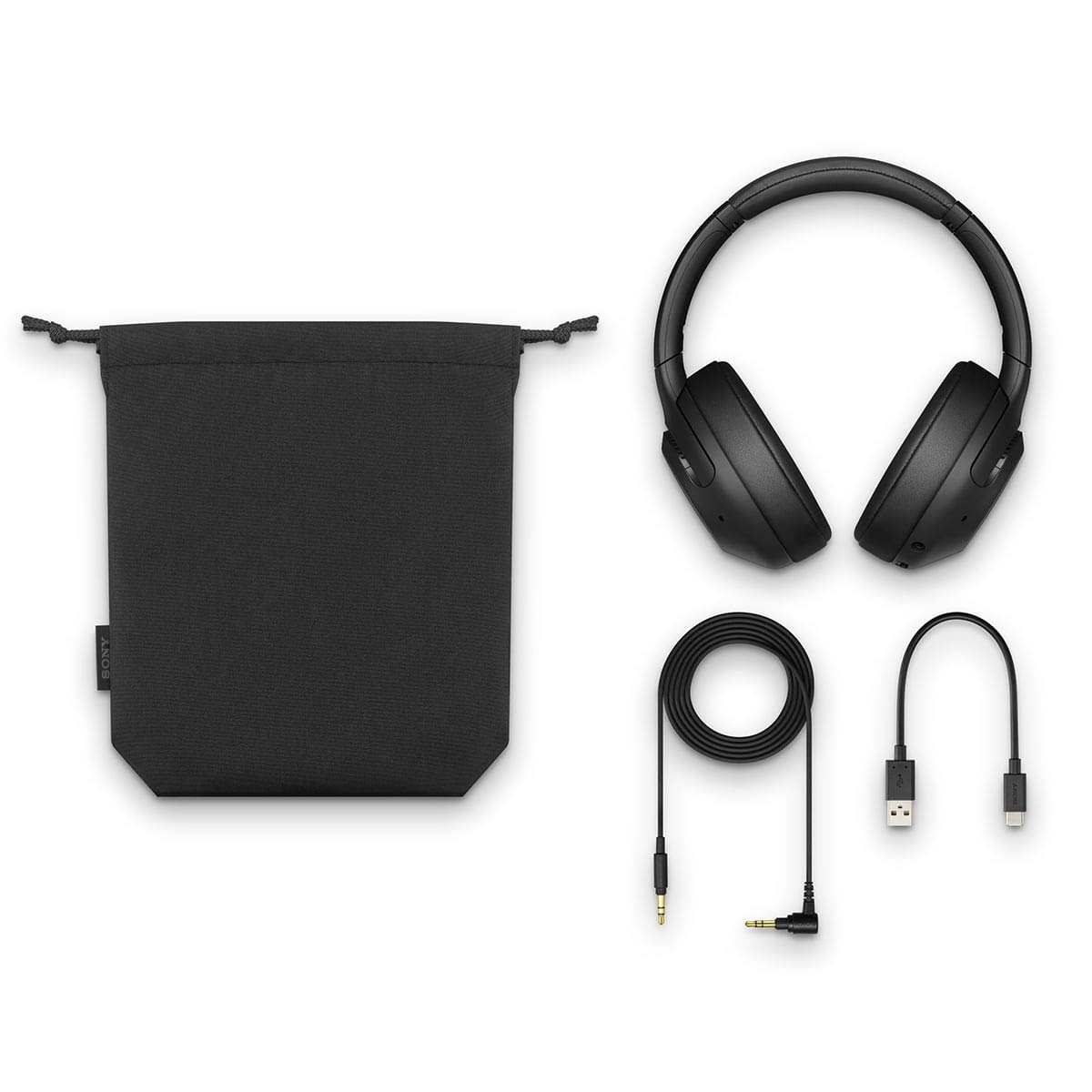 Sony WHXB900N Wireless Bluetooth Noise Cancelling Over-Ear Headphones with Mic, Alexa Voice Control & Phone Call - Black (WH-XB900N/B) - Perfect for Travel, Work & Music Lovers