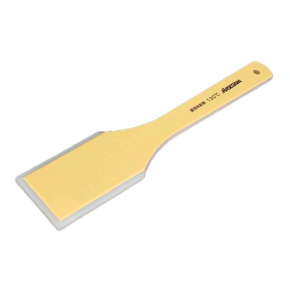 Hasegawa Heat-Resistant Square Spatula - Professional Kitchen Tool for Baking, Cooking & Food Prep - Safe for High Temperatures & Easy to Clean