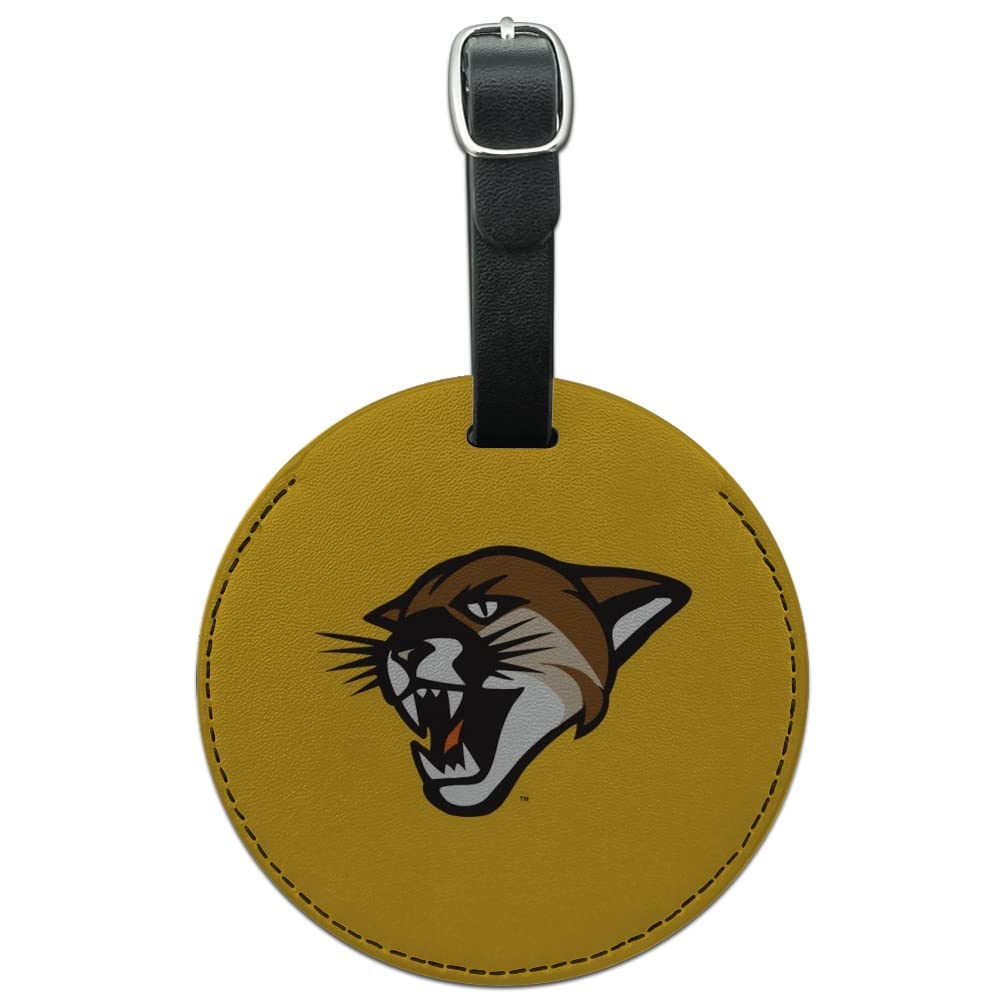 University of Vermont Genuine Leather Luggage Tag - Durable Carry-On ID Card Holder for Travel Bags - Perfect for College Students & Frequent Flyers