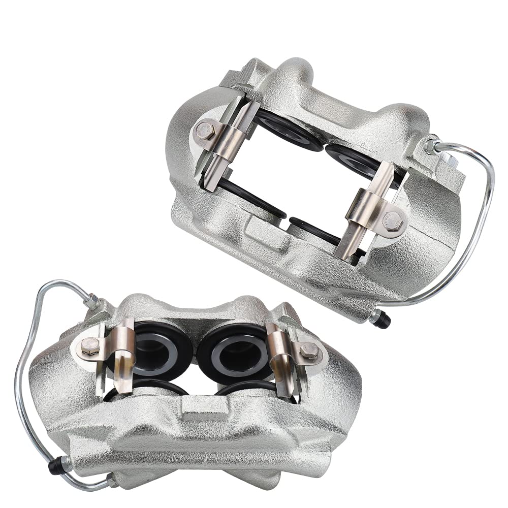 MAYASAF 184404 184405 Front Brake Caliper Assembly - Passenger & Driver Side - Compatible with Ford Mustang/Fairlane/Falcon/Ranchero 1967 & Mercury Comet 1967 - Perfect for Classic Car Restoration & Performance Upgrades