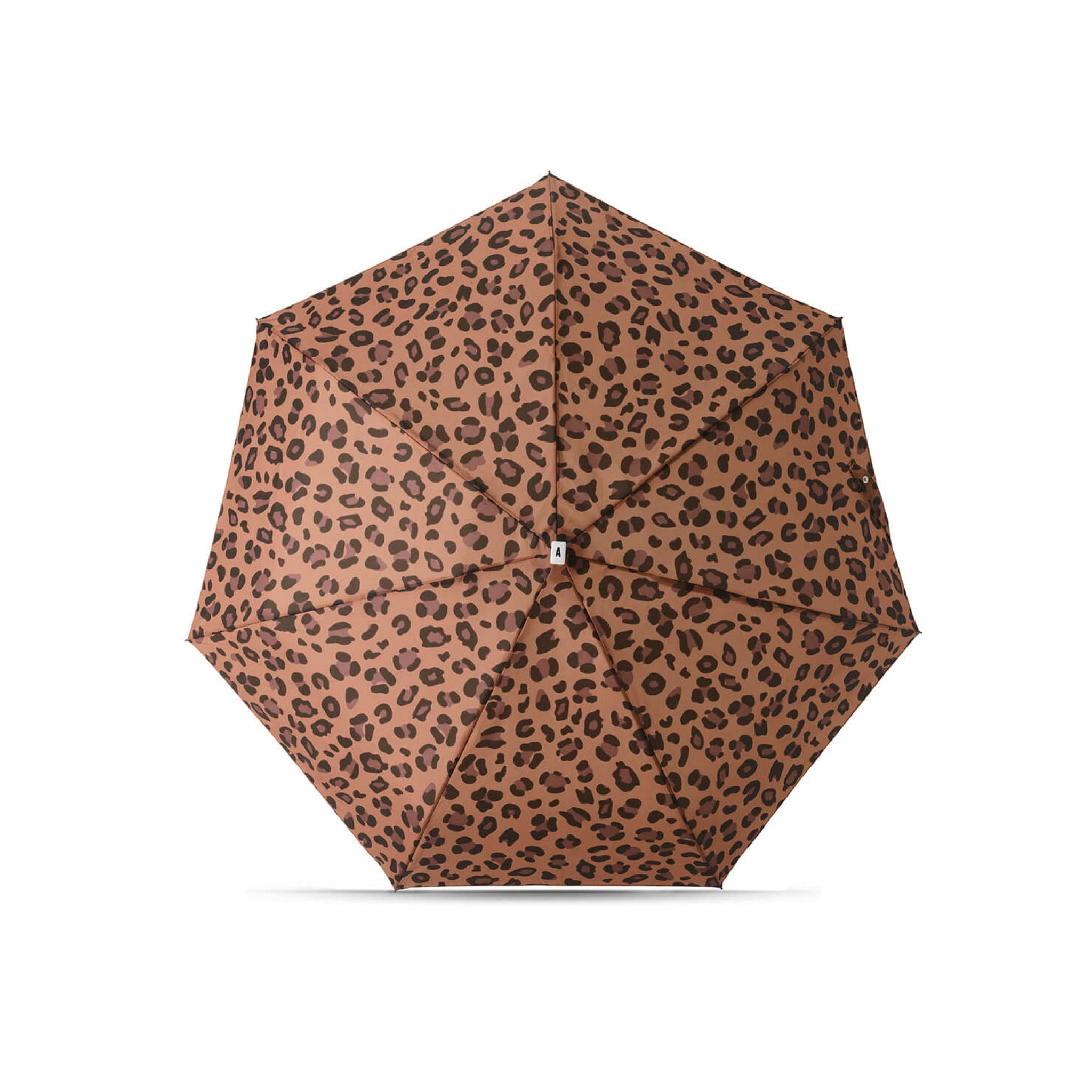 ANATOLE Leopard Print Umbrella - Stylish Waterproof Windproof Compact Folding Umbrella for Women & Men - Perfect for Rainy Days, Travel, and Outdoor Activities