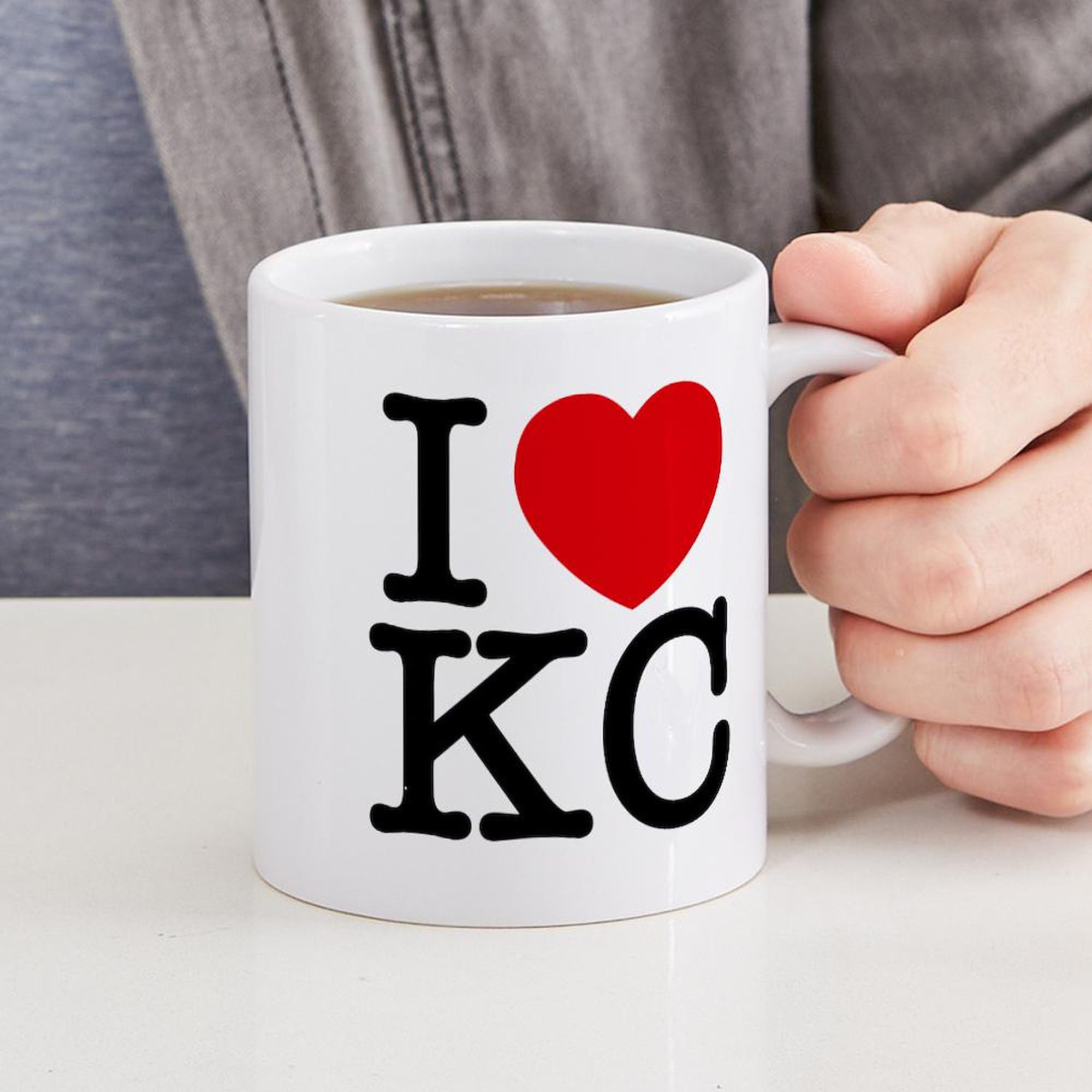 Kansas City Ceramic Coffee Mug 11 oz (325 ml) - Durable & Stylish for Home, Office, or Gift - CafePress