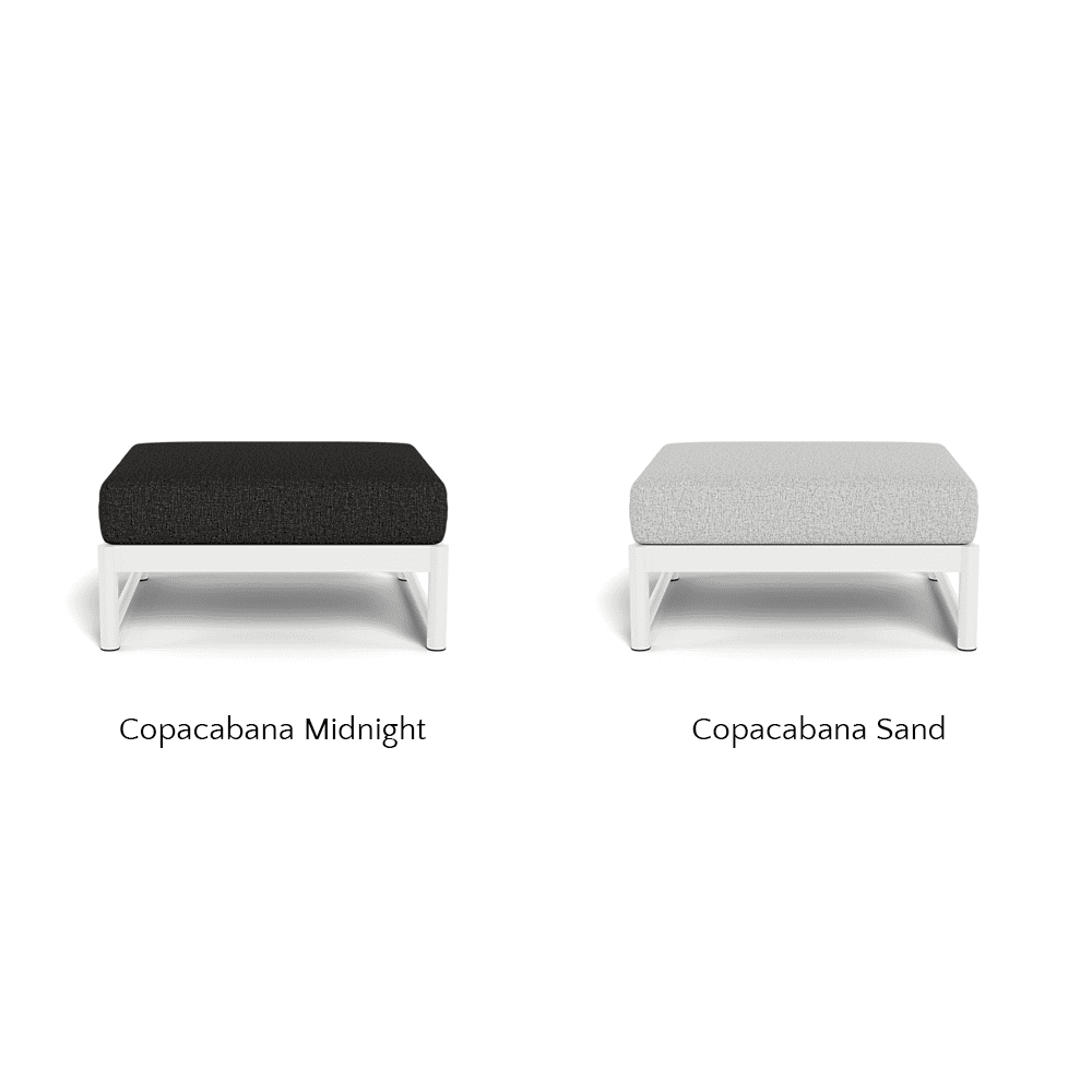 Breeze XL Outdoor Ottoman - Waterproof Patio Furniture, Durable & Weather-Resistant - Perfect for Poolside, Garden, Deck, and Backyard Relaxation