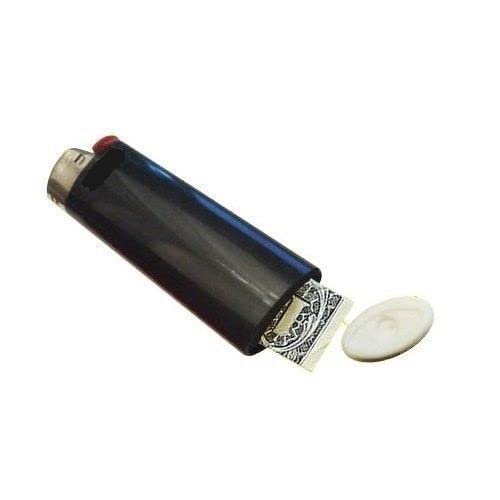 Stash-n-Sight Secret Stash Lighter - Discreet Hidden Compartment Lighter (Black) | Perfect for Outdoor Camping, Hiking & Emergency Preparedness