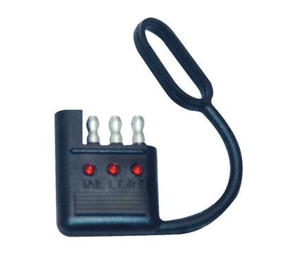 Hopkins Hoppy 48675 4 Flat Wiring Circuit Tester with LED - Trailer Light Tester for RV, Boat & Truck Electrical Systems - Easy DIY Vehicle Maintenance Tool