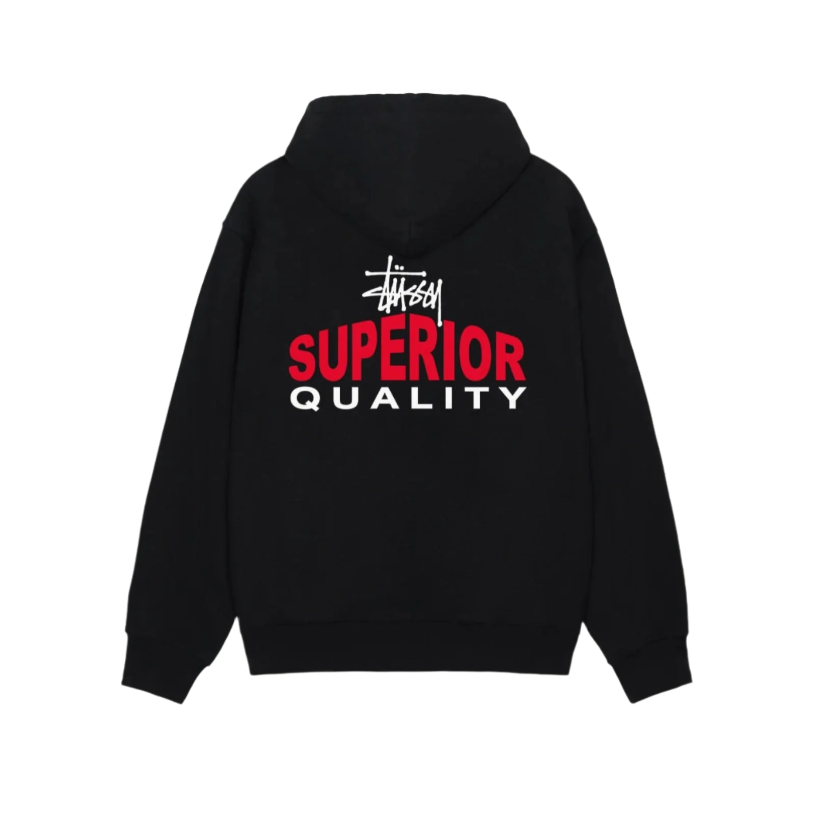Stussy Premium Zip Up Hoodie for Men & Women - Soft Cotton Fleece Pullover with Front Pockets - Perfect for Streetwear, Casual Outfits & Gym Wear