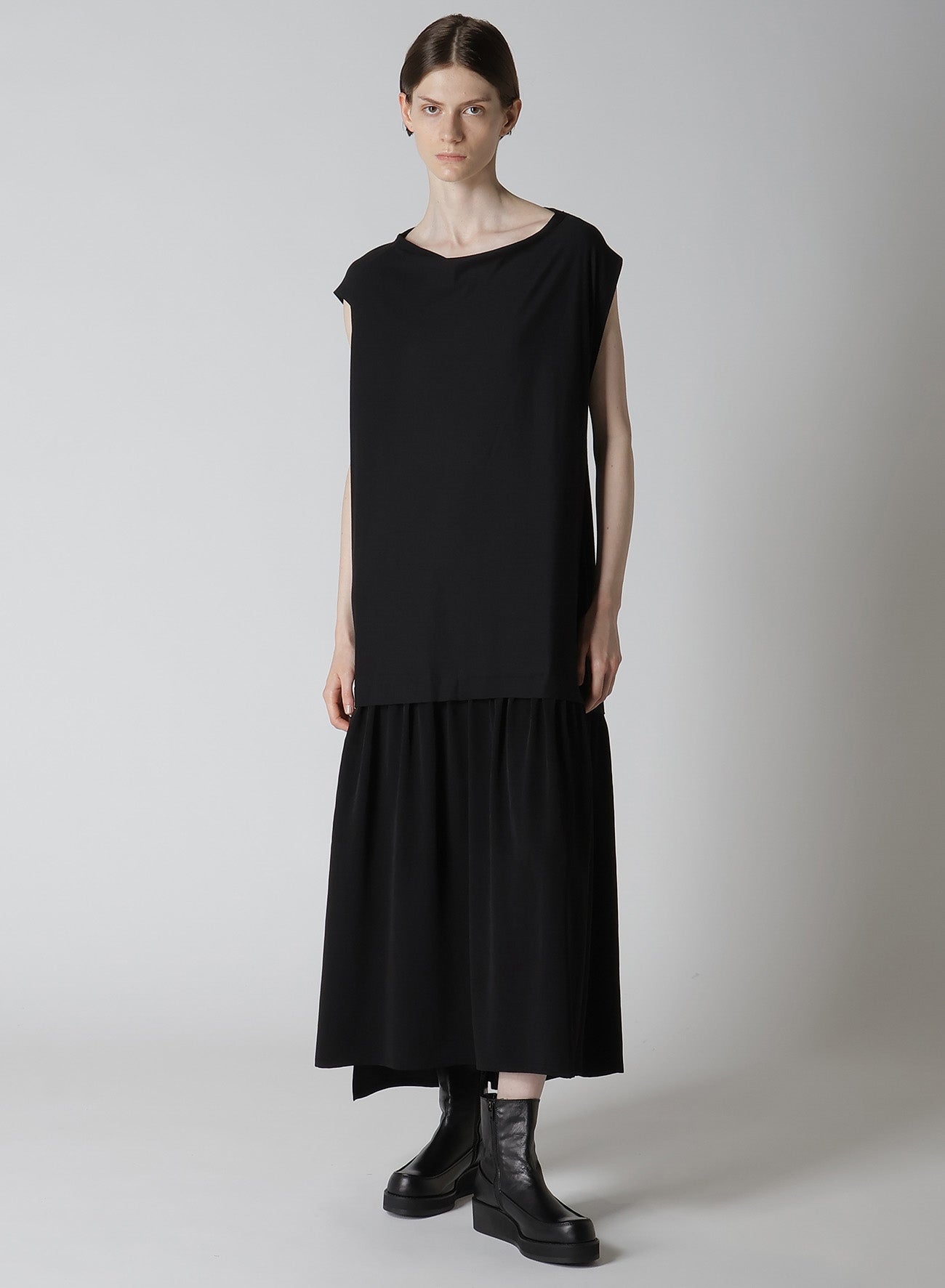 Elegant French Sleeve Crepe de Chine Dress - Women's Flowy Summer Dress for Weddings, Parties & Office Wear