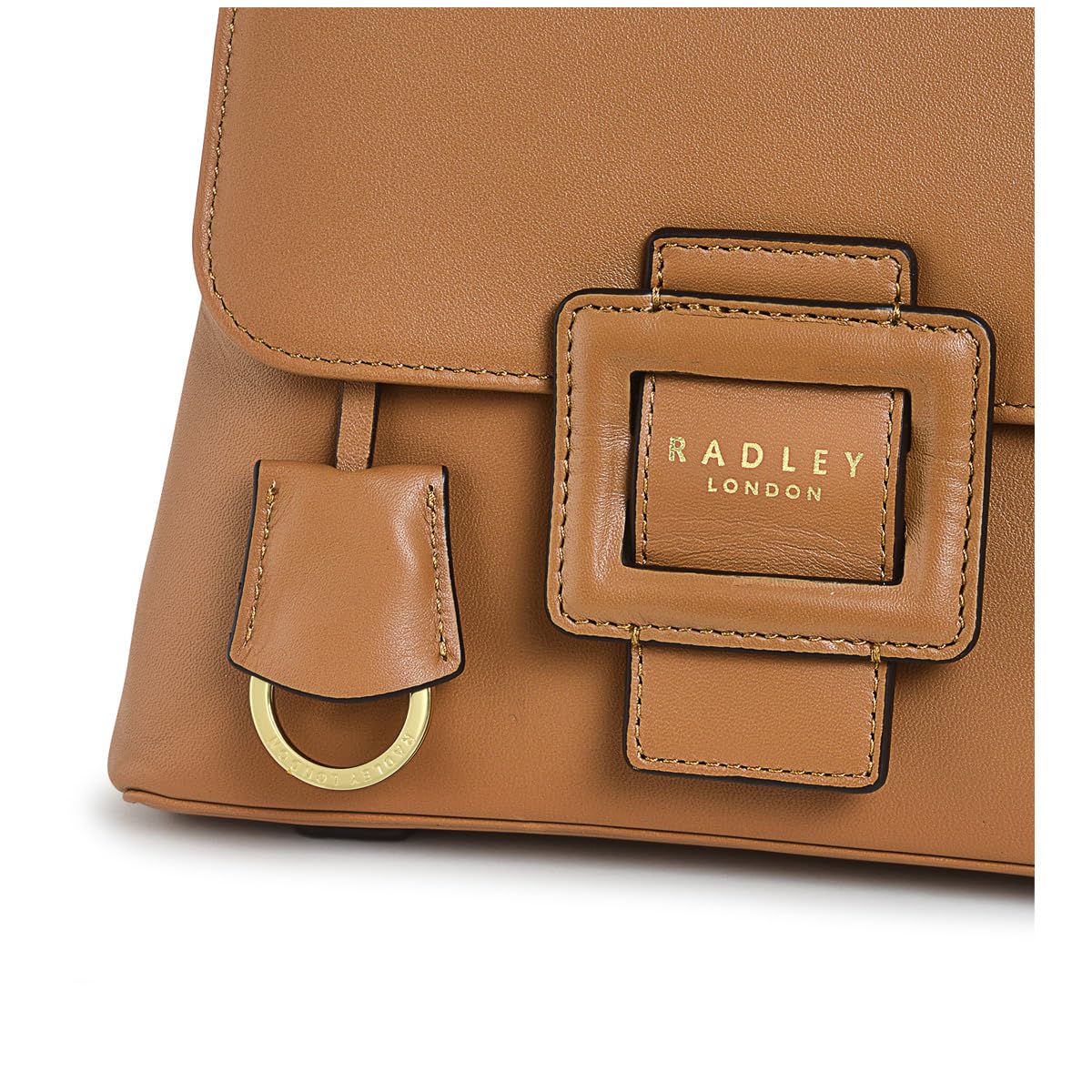 RADLEY London Purely Knoll Small Flapover Crossbody Bag for Women - Stylish Leather Shoulder Purse for Everyday Use, Travel & Shopping