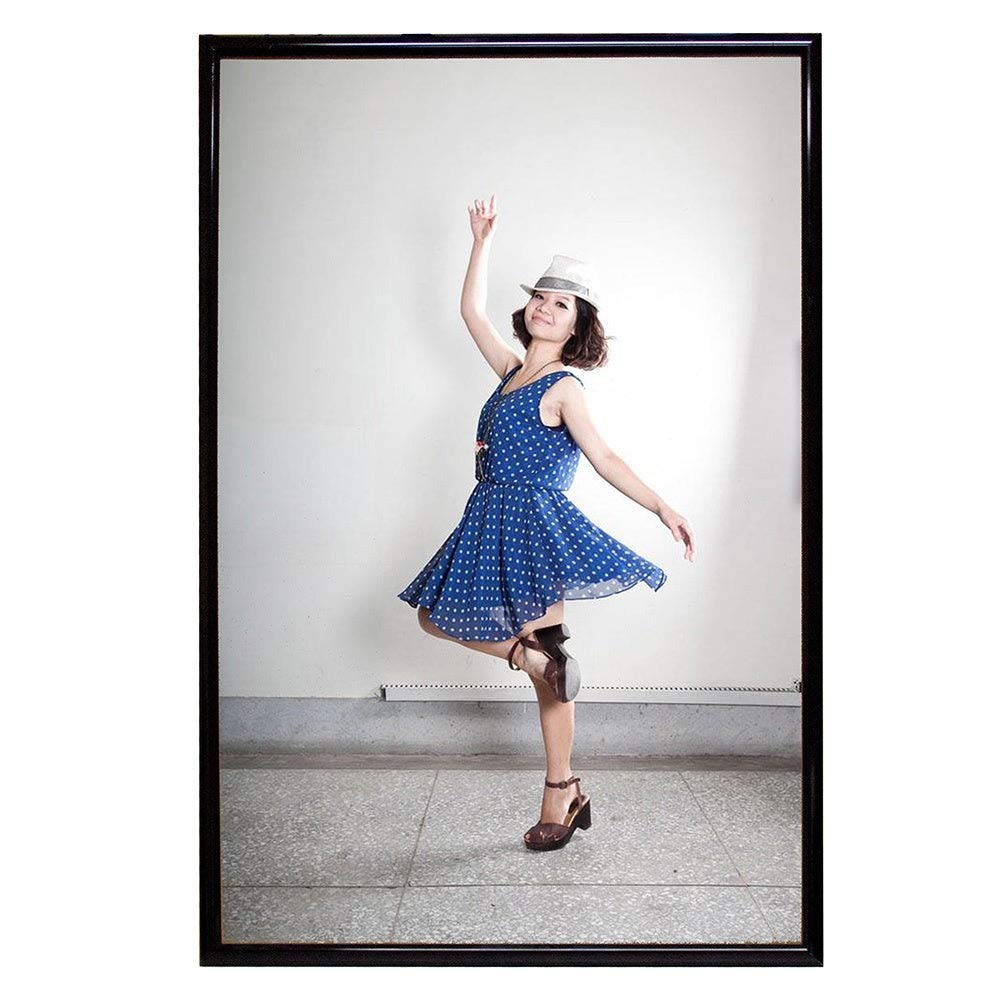 Frame USA 24x36 Deluxe Polystyrene Plastic Poster Frame in Gold - American Made Wall Art Display for Home, Office & Classroom Decor