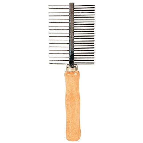 Trixie Double-Sided Pet Comb - Medium & Wide Teeth for Dogs & Cats Grooming