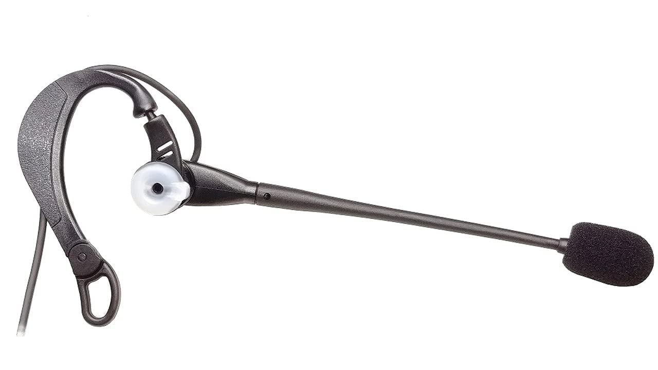 Alcatel Temporis IP 200/600/800 & 12/22/25 PRO VoIP Phone Headset - Noise Cancelling In-Ear Headphones for Home Office, Call Centers & Remote Work (EAR200 + QD002)