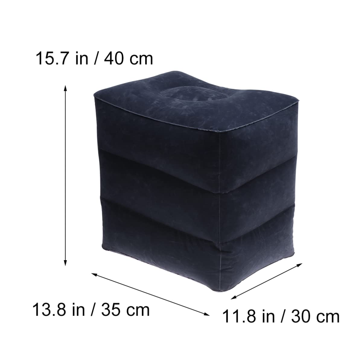**POPETPOP Inflatable Foot Rest for Air Travel - Adjustable Height Leg Pillow, Toddler Airplane Bed & Travel Foot Rest Cushion | Portable Comfort for Long Flights, Road Trips & Office Use**