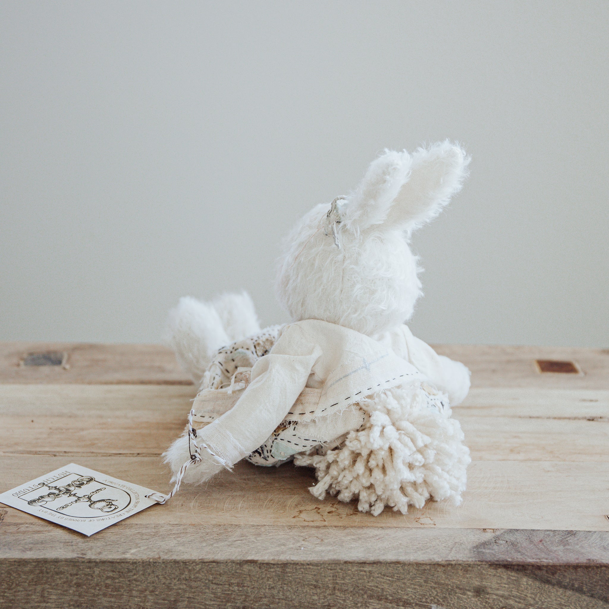 Handmade Jackie Rabbit Figurine - Unique Handcrafted Home Decor for Easter, Spring & Nursery - Perfect Gift for Collectors & Animal Lovers