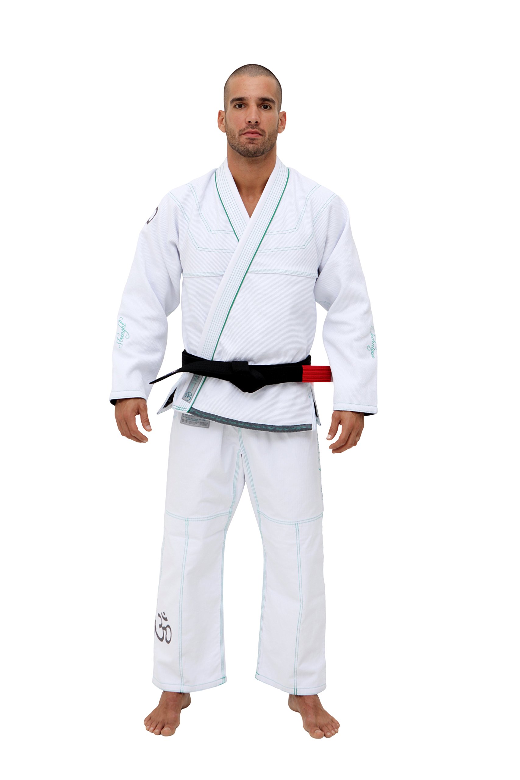 Vulkan Fight Company Men's Brazilian Jiu Jitsu Gi - BJJ Equilibrium Dominance Batch #3 - Premium Martial Arts Uniform for Training & Competition (White) - Perfect for MMA, Grappling & Self-Defense Practice