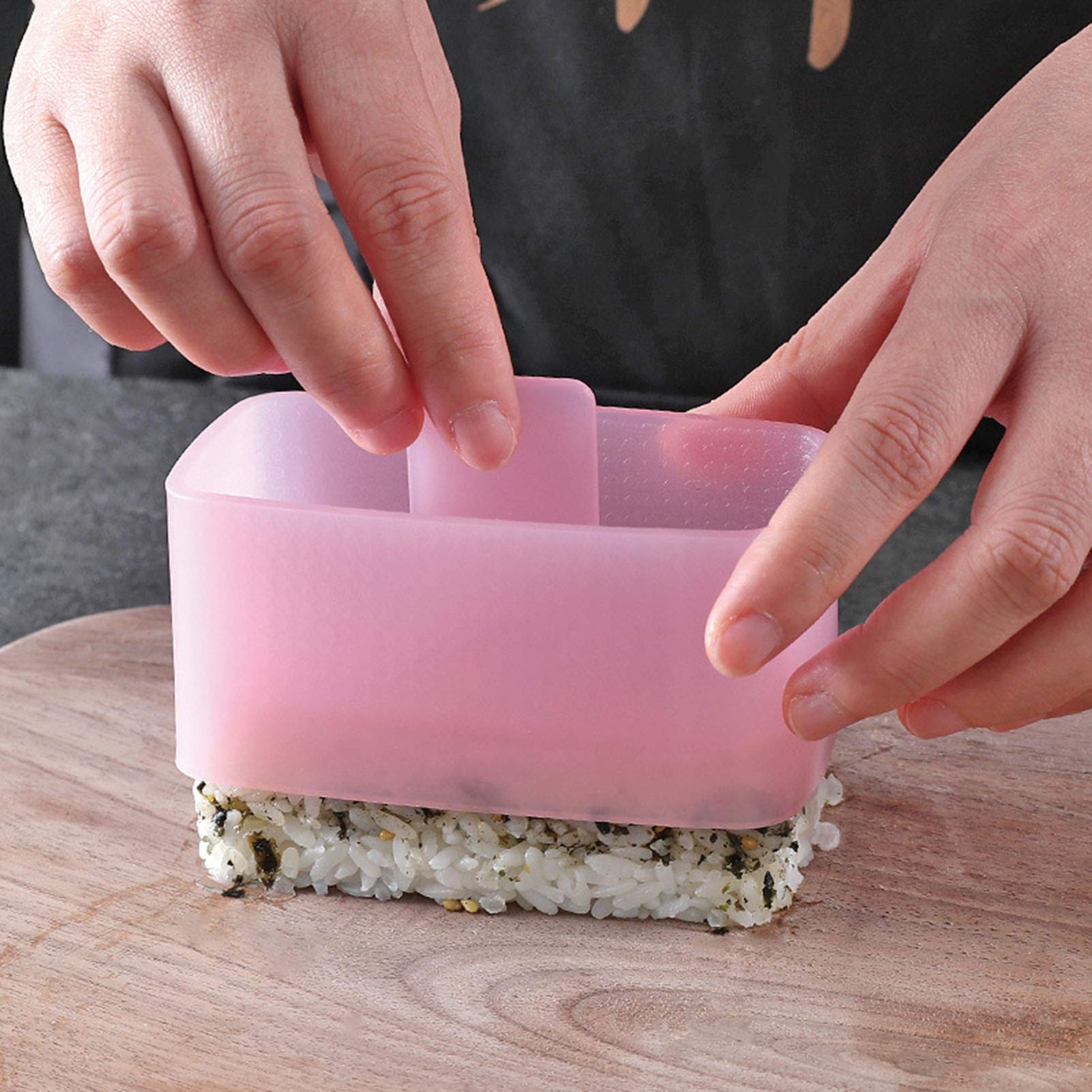 3-Pack Cute Cat Sushi Mold Kit - Onigiri Rice Ball Maker, Musubi Press & Triangle Mold for Kids Lunch Bento Box | Perfect for Home Meal Prep, School Snacks & Japanese-Themed Parties