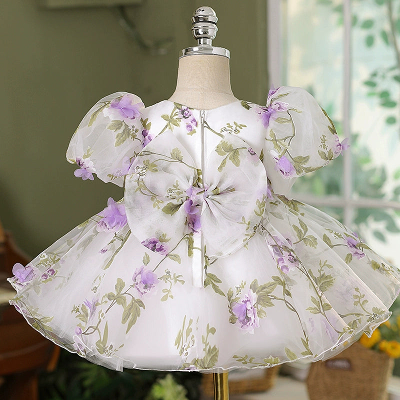 Elegant Baby Flower Baptism Dresses for Girls - Toddler Formal Christening Gowns - Perfect for Baptism Ceremonies, Christenings & Special Occasions