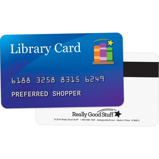Really Good Stuff Book Shopping Pocket Chart with 58 Cards - Classroom Reading Organizer for Kids' Book Selection & Literacy Activities