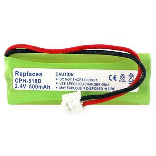 Empire Cordless Phone Battery - Compatible with Vtech DS6151, NiMh 2.4V 500mAh High Capacity Replacement Battery for Home & Office Use