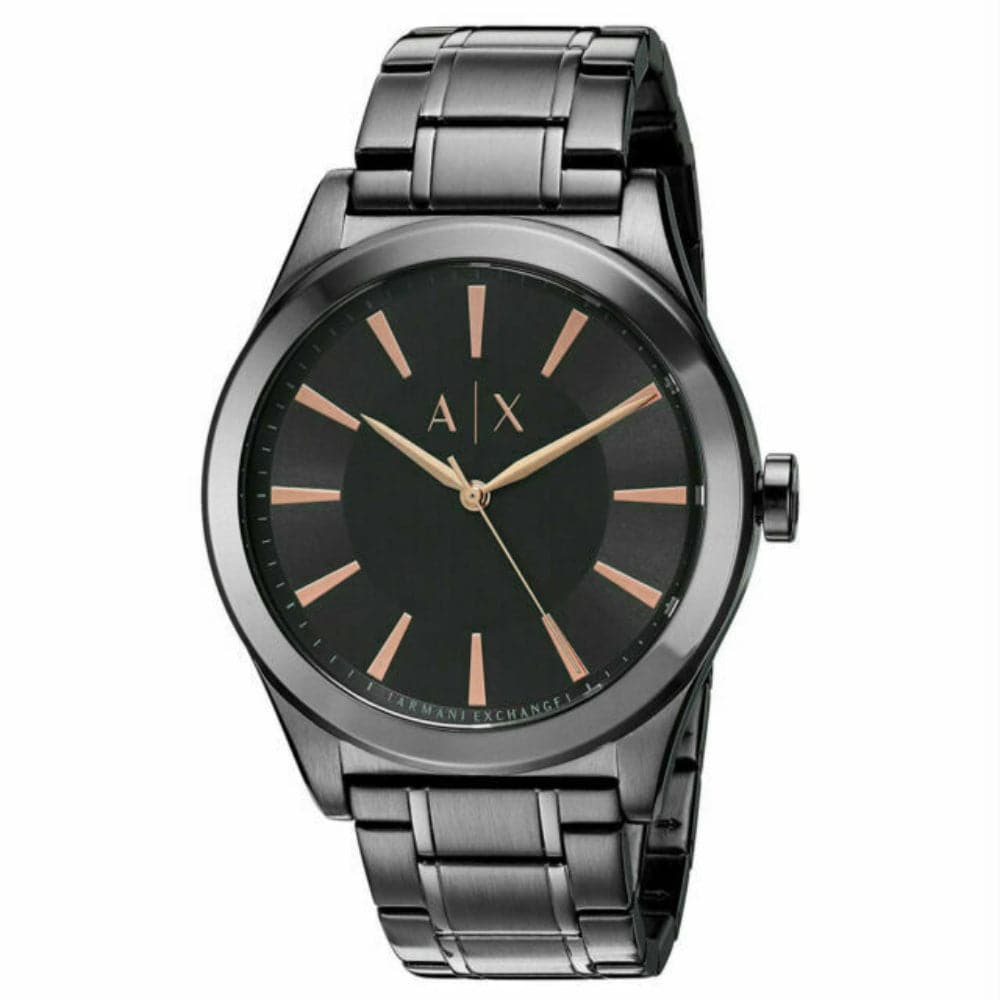 ARMANI EXCHANGE AX2330 Men's Stainless Steel Analog Quartz Watch - Black Dial for Business, Casual & Formal Wear