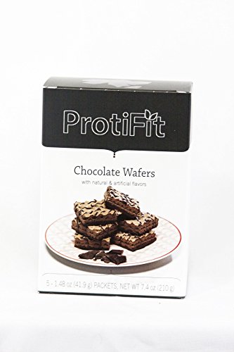 ProtiFit Protein Chocolate Wafers - Low Carb Keto Snack Bars, Ideal Protein Compatible, Gluten Free & Sugar Free - Perfect for Weight Loss, Fitness & On-the-Go Healthy Snacking