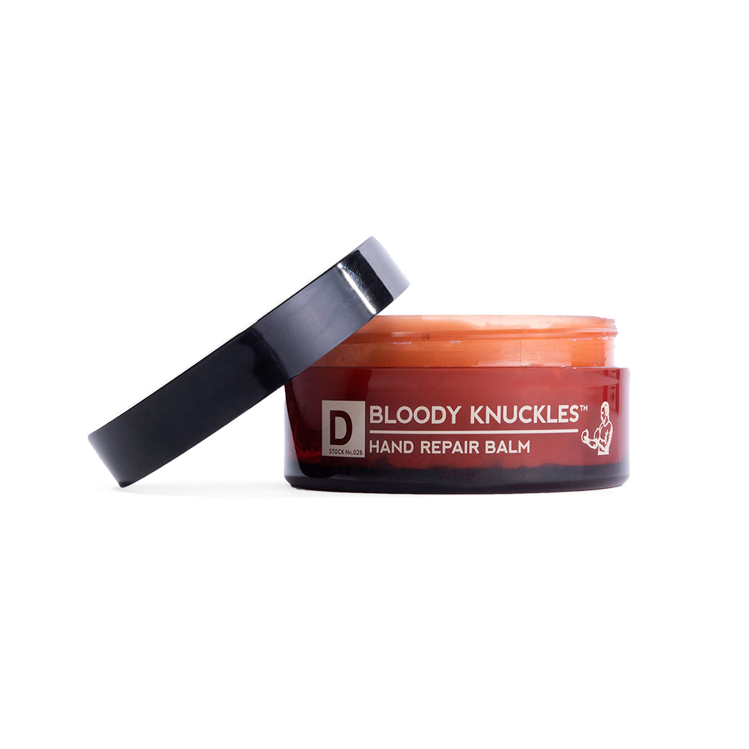 Duke Cannon Bloody Knuckles Hand Balm for Dry Cracked Skin – Moisturizing Hand Cream for Men – Ideal for Outdoor Work, Cold Weather & Tough Jobs
