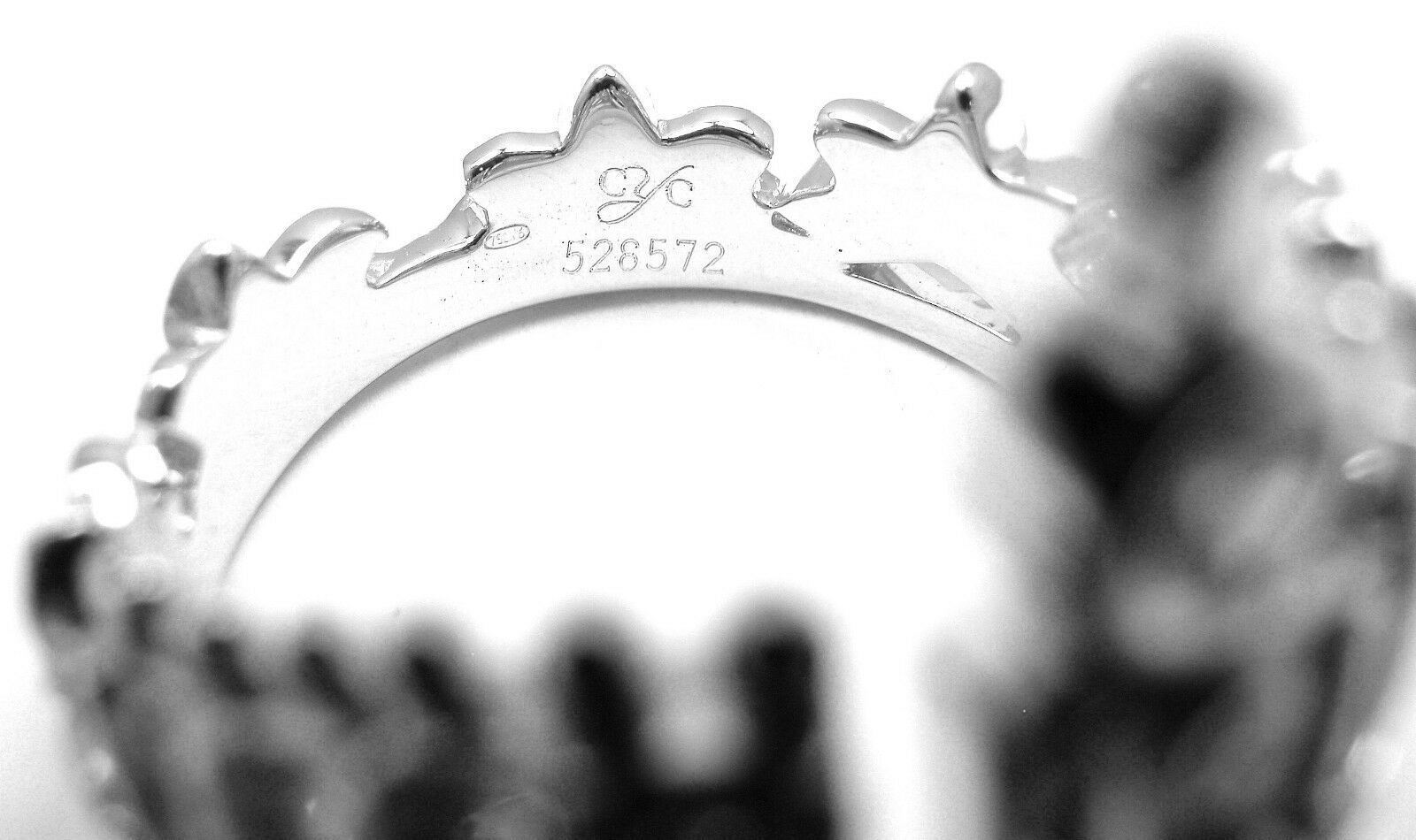 Authentic Carrera Y Carrera 18k White Gold Princess Russian Crown Diamond Ring for Women - Luxury Gift for Anniversary, Engagement & Special Occasions