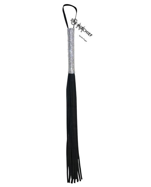 Sex & Mischief Sparkle Flogger - BDSM Toy for Sensual Play, Adult Bondage Accessory, Glitter Spanking Paddle for Couples & Role Play
