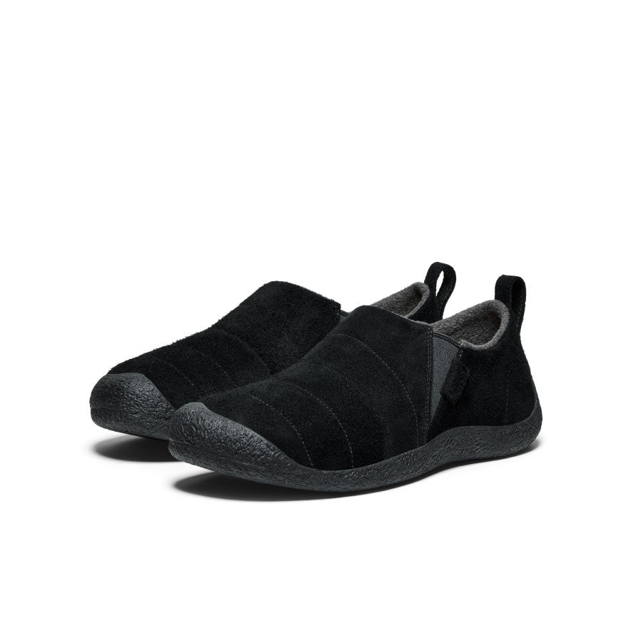 Men's Howser II Leather Shoes - Black/Black | Comfortable & Stylish for Casual Wear & Outdoor Activities
