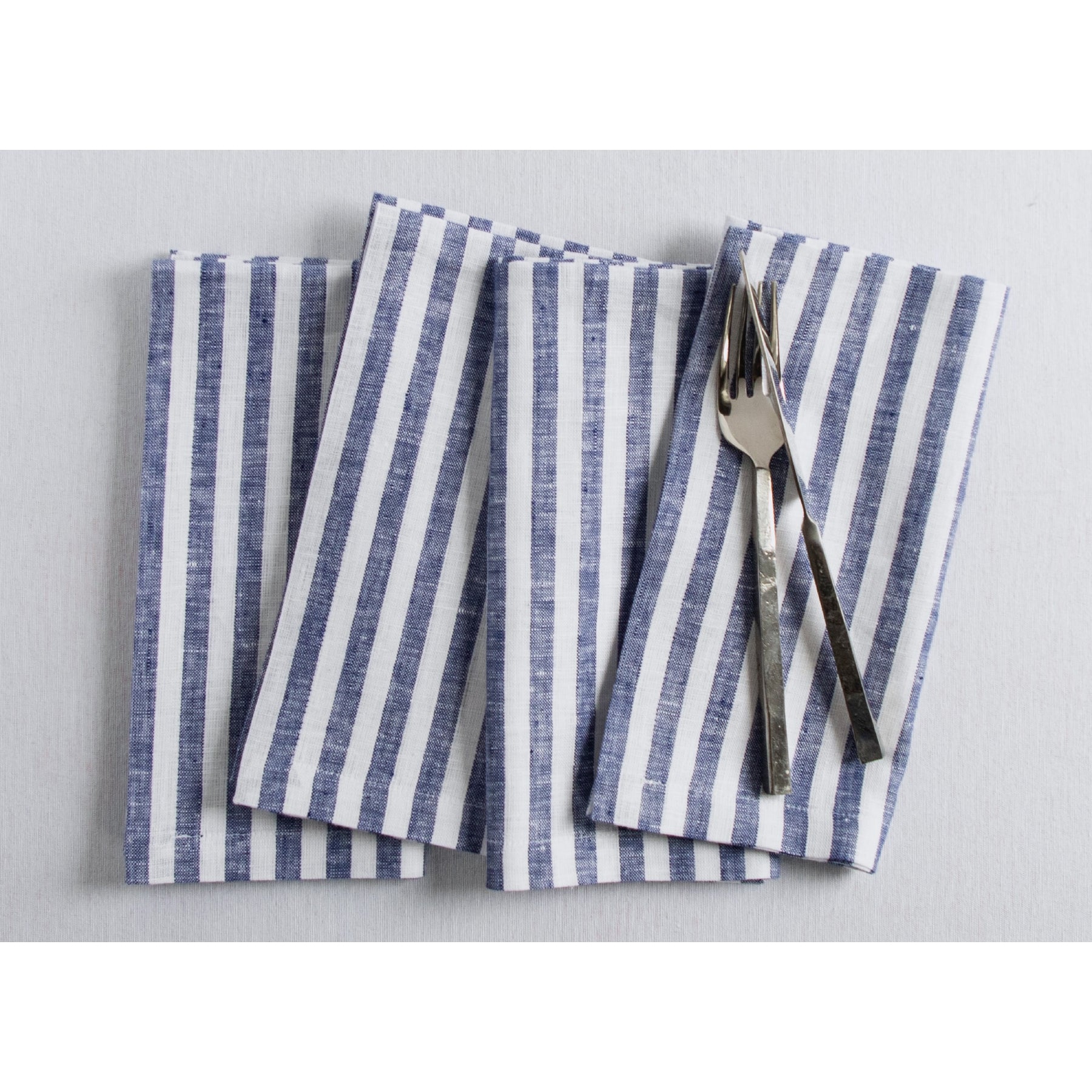 Violet and White Amalfi Stripe