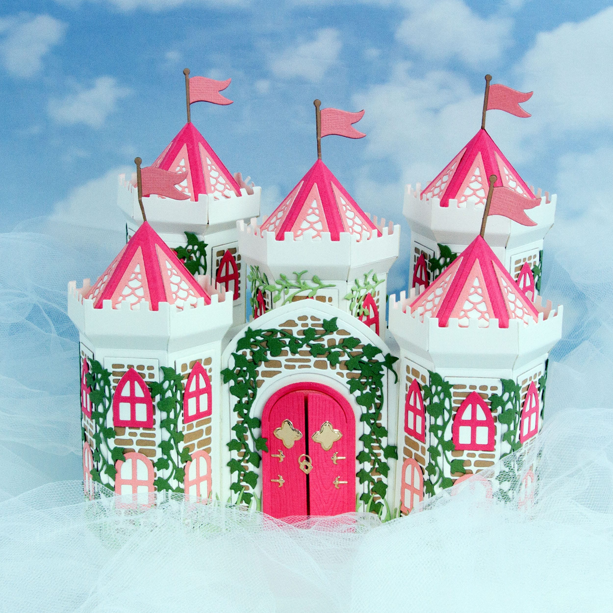 Handmade Craftwork Castle Gift Box Set - Perfect for Birthday, Wedding & Party Favors | Unique Decorative Storage Box Collection