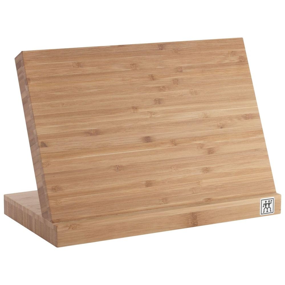 ZWILLING Magnetic Knife Block - Premium Bamboo Knife Holder for Kitchen Countertop - Perfect for Storing Chef Knives, Steak Knives & Kitchen Cutlery (Great for Home Chefs & Professional Kitchens)