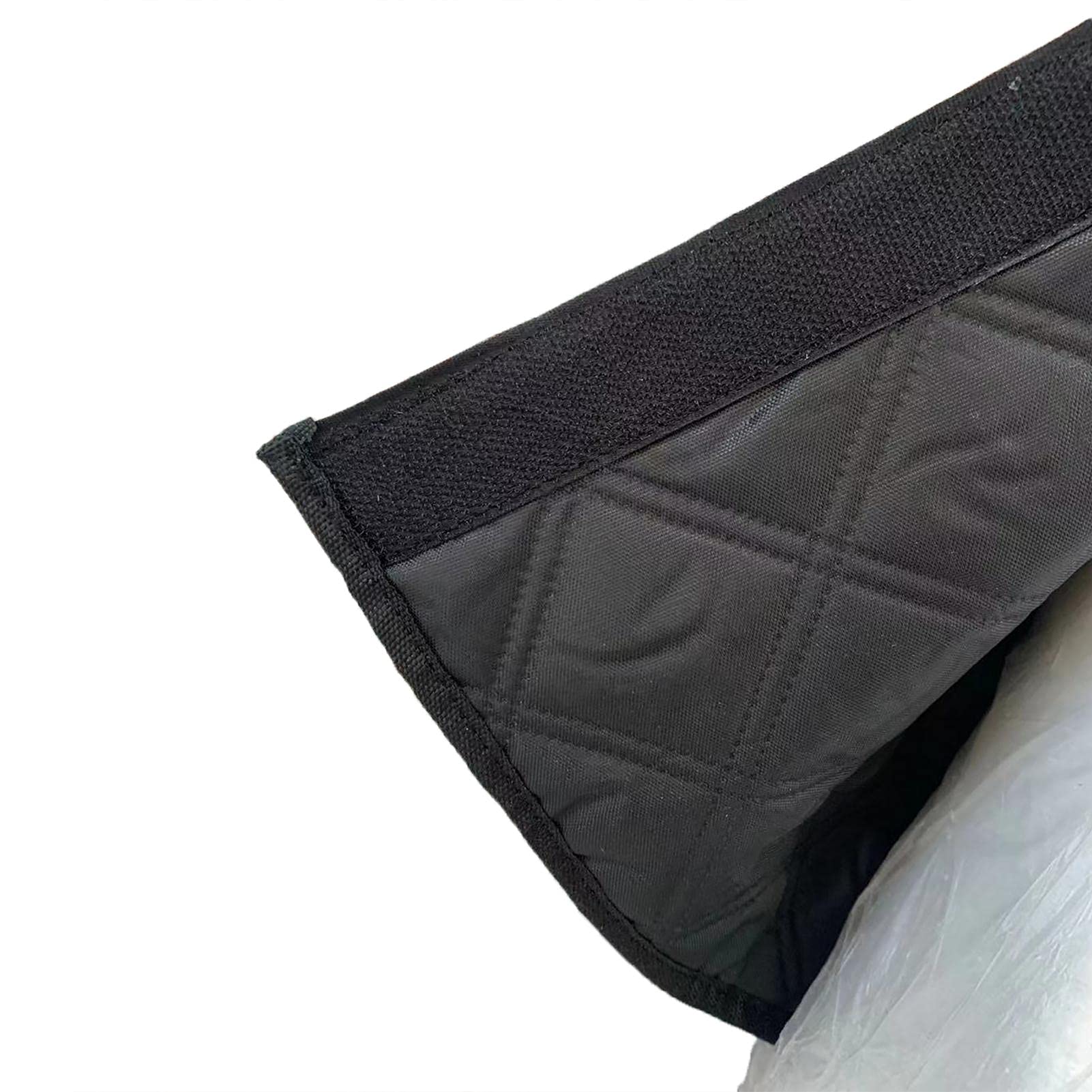 5-6 Inch Insulated AC Hose Cover - Silver/Black Portable Air Conditioner Hose Wrap, Dustproof Exhaust Pipe Sleeve for Home, Office & RV Cooling Systems